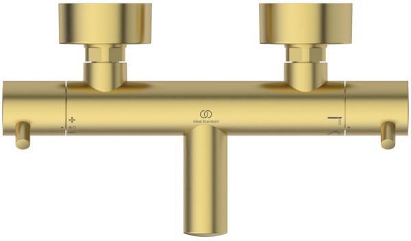 Ideal Standard Badethermostat AP Ceratherm T125 mit Pin-Griffen in Chrom – Aufputz DN 15