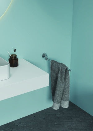 Ideal Standard IOM Handtuchstange 370 mm Silver Storm – Schwenkbar, Wandmontage