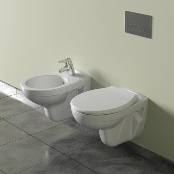 Ideal Standard Wandbidet Eurovit, 1 Hahnloch, 360x520x350mm, Weiß