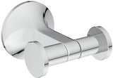 Ideal Standard Doppelter Handtuchhaken La Dolce Vita Silver Storm – Wandmontage, Messing, verdeckte Befestigung