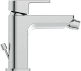 Ideal Standard Edge Bidetarmatur Chrom 115 mm mit Ablaufgarnitur und Keramikkartusche