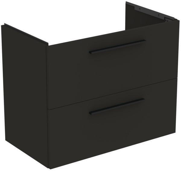 Ideal Standard i.life A Möbelpaket mit Waschtisch 80 cm und Unterschrank, Weiß matt, Chrom Griff