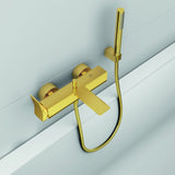 IDEAL STANDARD Conca Badearmatur Aufputz Brushed Gold Einhandhebelmischer