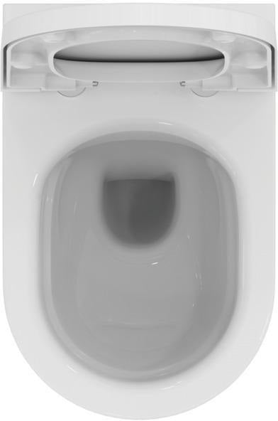 Ideal Standard Blend Curve Wand-WC-Paket randlos mit SoftClosing WC-Sitz 360x540x375mm Weiß