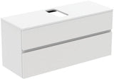 Ideal Standard Finesse Waschtischunterschrank 1202 mm, 2 Auszüge, Greige matt