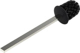 Ideal Standard WC-Bürste Conca Cube Silver Storm mit Griff – PVD-gebürstet, Messing