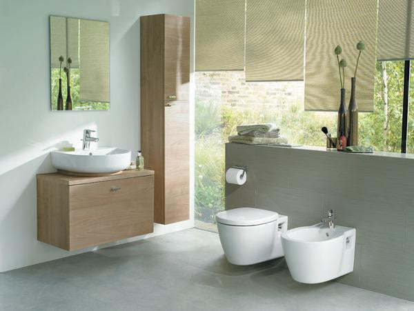 IDEAL STANDARD Connect Blue Bidetarmatur Einhandhebelmischer mit Ablaufgarnitur Chrom