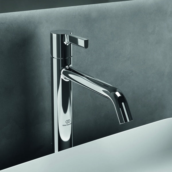 IDEAL STANDARD Joy Waschtischarmatur Brushed Gold mit Ablaufgarnitur 170mm