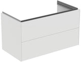 Ideal Standard Conca Waschtischunterschrank 1000 mm, 2 Auszüge, Push-Open, Weiß