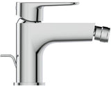 IDEAL STANDARD Bidetarmatur Cerafine O 132 mm mit Ablaufgarnitur in Chrom