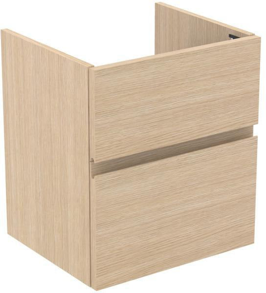 Ideal Standard Finesse Waschtischunterschrank 480 mm, 2 Auszüge, Greige matt – Wandhängend mit Softclose