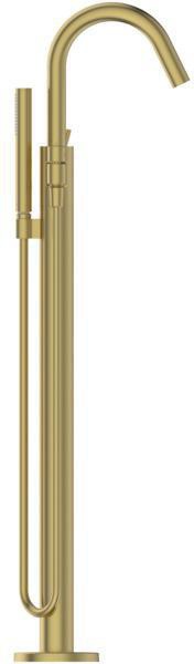IDEAL STANDARD Joy Freistehende Wannenarmatur mit Stick-Handbrause 190mm in Brushed Gold