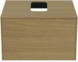 Ideal Standard Conca WT-Unterschrank 602 mm, 1 Auszug, Push-Open, Softclose, Weiß matt