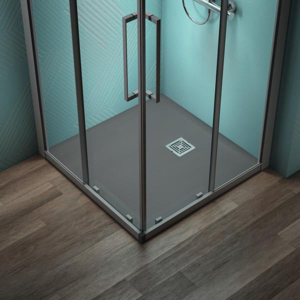 Ideal Standard Ultra Flat S+ Quadrat-Brausewanne 900x900mm Mineralguss Weiß Matt – Rutschhemmend
