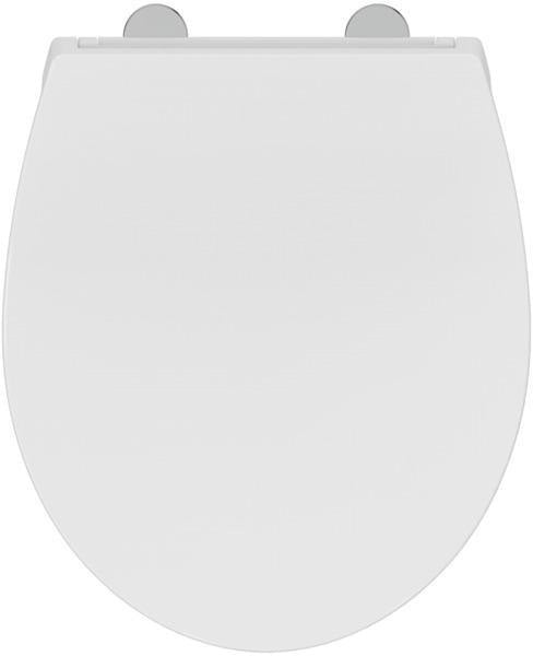 Ideal Standard WC-Sitz Tirso Sandwich Softclose Weiß, abnehmbar, Montage von oben