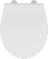 Ideal Standard WC-Sitz Tirso Sandwich Softclose Weiß, abnehmbar, Montage von oben