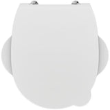 IDEAL STANDARD Contour 21 Schools Kinder-WC-Sitz für 3-7 Jahre, Weiß, mit Deckel