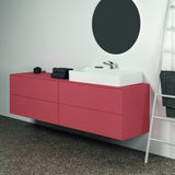 Ideal Standard Conca WT-Unterschrank 1987 mm, 4 Auszüge, Eiche geflammt, Push-Open & Softclose