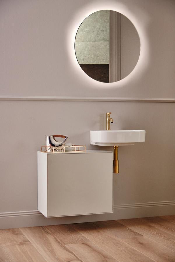 Ideal Standard Waschtischarmatur JOY Brushed Gold, 110 mm Ausladung, ohne Ablaufgarnitur