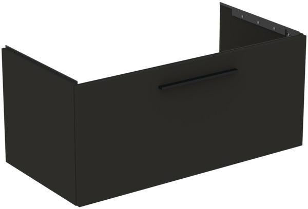 Ideal Standard i.life B Badmöbelset 140 cm – 1 Auszug, 1 offenes Fach, Gr. Schwarz/Weiß matt
