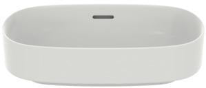 Ideal Standard Linda-X Aufsatzwaschtisch 550x380mm Weiß ohne Hahnloch mit Überlauf