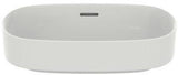 Ideal Standard Linda-X Aufsatzwaschtisch 550x380mm Weiß ohne Hahnloch mit Überlauf