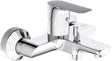 Ideal Standard Badearmatur Connect Air 174 mm Chrom – Wand-Aufputz Einhandhebelmischer