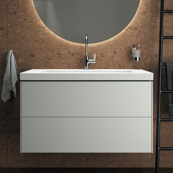 IDEAL STANDARD Joy Waschtischarmatur – Einhandhebelmischer mit Ablaufgarnitur, Brushed Gold, 169 mm Ausladung