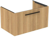 Ideal Standard i.life B Möbel-Set 120 cm mit Auszug & offenem Fach, Chrom/Weiß matt