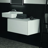 Ideal Standard Conca Waschtischunterschrank 802 mm, 1 Auszug, Push-Open & Softclose, Weiß Matt