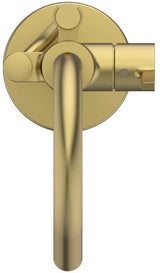 IDEAL STANDARD Joy Freistehende Wannenarmatur mit Stick-Handbrause 190mm in Brushed Gold