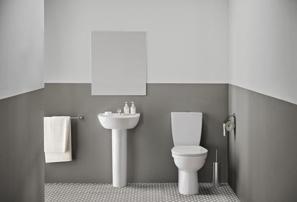 Ideal Standard IOM Toilettenbürstengarnitur bodenstehend Edelstahl poliert