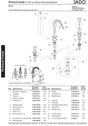JADO Mundstück Perlrand M24x1 in Goldoptik von Ideal Standard