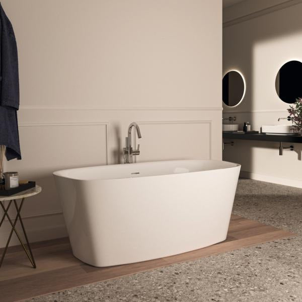 IDEAL STANDARD Joy Freistehende Wannenarmatur mit Stick-Handbrause 190mm in Brushed Gold
