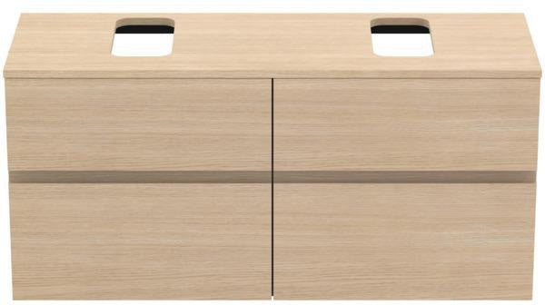 Ideal Standard WTUnterschrank Finesse 1202x440x558mm 4 Auszüge Greige matt