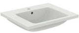 Ideal Standard i.life B Möbelwaschtisch 610 mm Weiß mit Überlauf und 1 Hahnloch