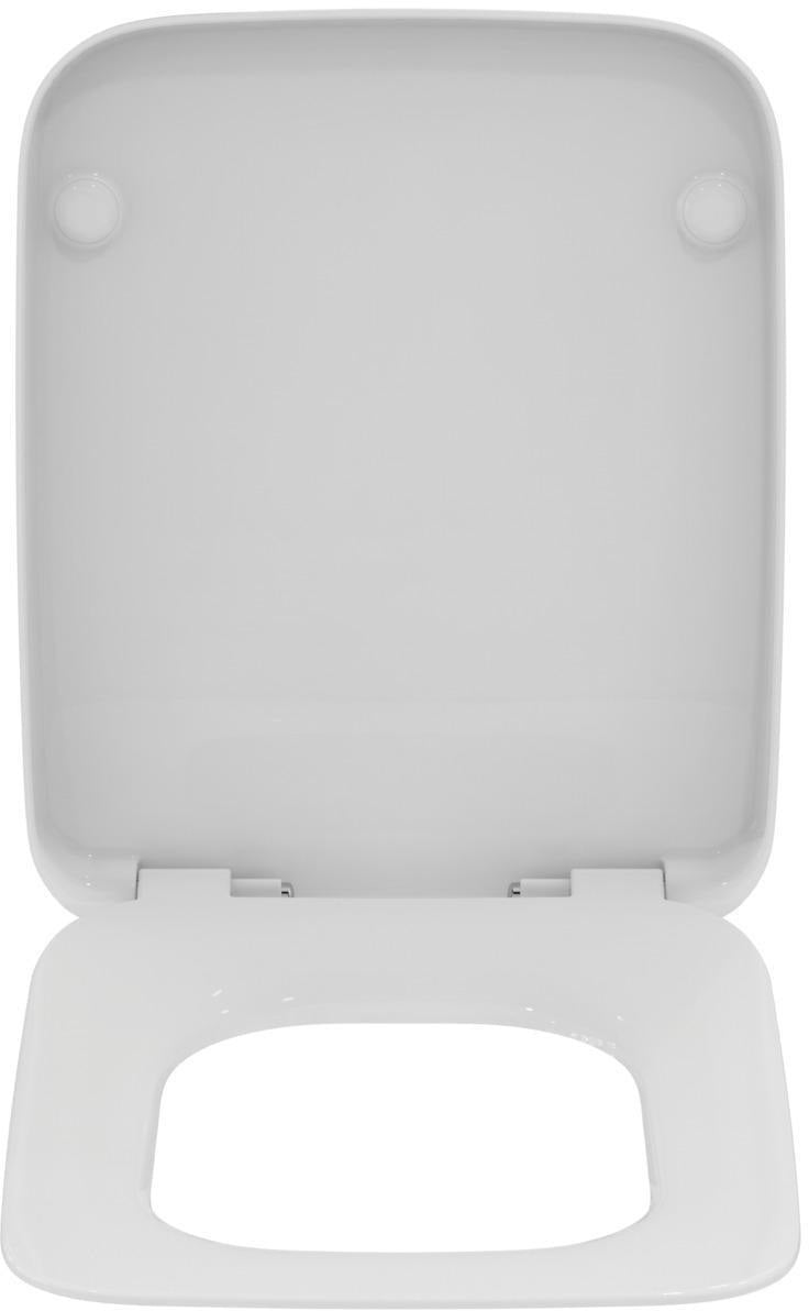 Ideal Standard WC-Sitz STRADA II Wrapover Weiß Duroplast mit Deckel und Edelstahl-Scharnieren