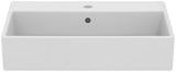 Ideal Standard i.life B Aufsatzwaschtisch 605x420x145 mm Weiß, 1 Hahnloch, mit Überlauf
