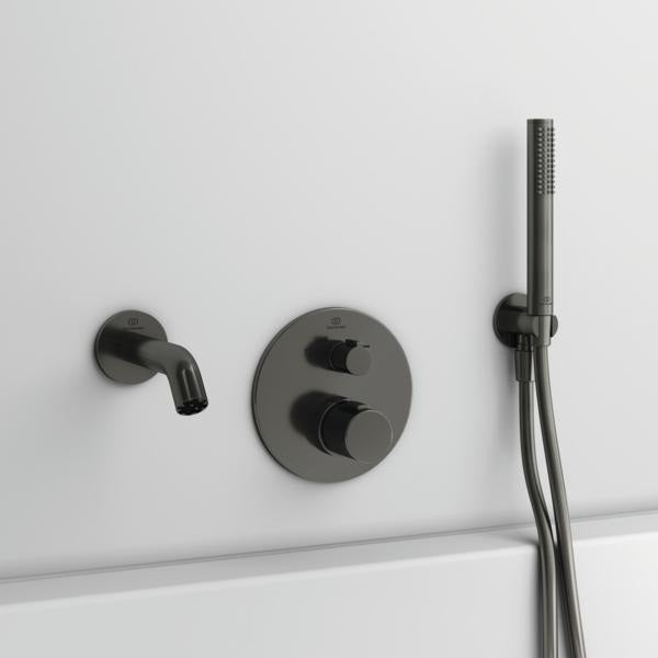 IDEAL STANDARD Idealrain Atelier Wandhalter für Handbrause & Brauseschlauch G1/2 Brushed Gold