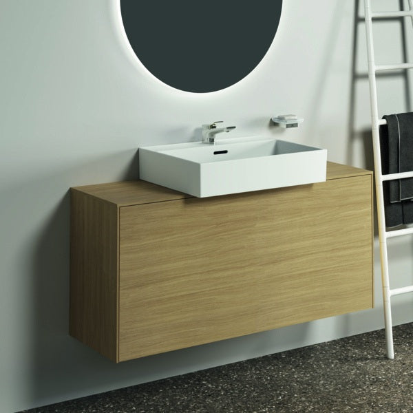 Ideal Standard Conca Waschtischarmatur Brushed Gold mit Ablaufgarnitur 132mm Ausladung