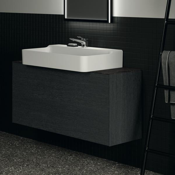 Ideal Standard Conca WT-Unterschrank 1200 mm, 1 Auszug, Eiche geflammt, Push-Open, wandhängend