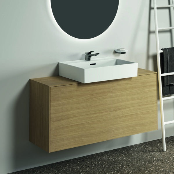 Ideal Standard Conca Waschtischarmatur Brushed Gold mit Ablaufgarnitur 132mm Ausladung