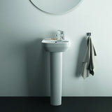 Ideal Standard i.life A Handwaschbecken 350x300x115mm Weiß, 1 Hahnloch rechts, mit Überlauf