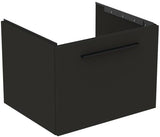 Ideal Standard i.life B Möbel-Set 160 cm – 2 Auszüge, 1 offenes Fach, Gr. Schwarz Weiß matt