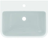 Ideal Standard i.life B Waschtisch 550x440mm Weiß mit 1 Hahnloch und Überlauf