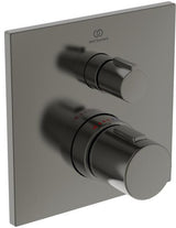 Ideal Standard Ceratherm C100 Einzelthermostat Unterputz Rosette 163x163mm Brushed Gold