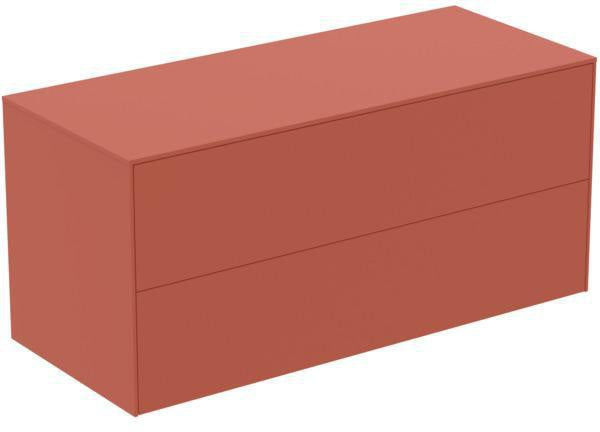 Ideal Standard WT-Unterschrank Conca 1202 mm, 2 Auszüge, Push-Open, Softclose, Weiß Matt