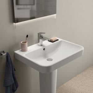 IDEAL STANDARD i.life B Waschtisch 650 mm mit 1 Hahnloch und Überlauf in Weiß