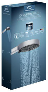 Ideal Standard Idealrain Alu+ Handbrause 2-Funktion 100 mm Silver – Antikalk & EasyClean