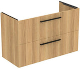 Ideal Standard i.life A Waschtischset 100 cm mit Unterschrank und chrom Griff, Weiß matt